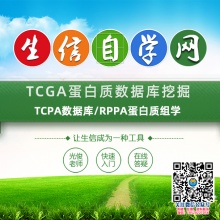 TCGA蛋白质数据库挖掘视频(TCPA数据库/RPPA蛋白质组学)