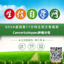 GSVA基因集纯生信文章套路(CancerSubtypes肿瘤分型)