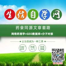 药食同源文章套路 (网络药理学+GEO数据库+分子对接)